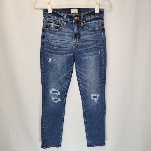 J. Crew Denim - J. Crew Women's Size 26 Jeans Vintage Straight Distressed